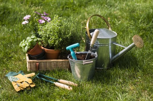 St Lukes gardeners improving planting and seasonal garden maintenance